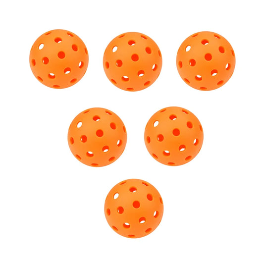 6/12 pcs Set Colorful Pickleball 26 Holes 72MM Durable Pickleballs for Practice Training and Entertainment Indoor Sports Game