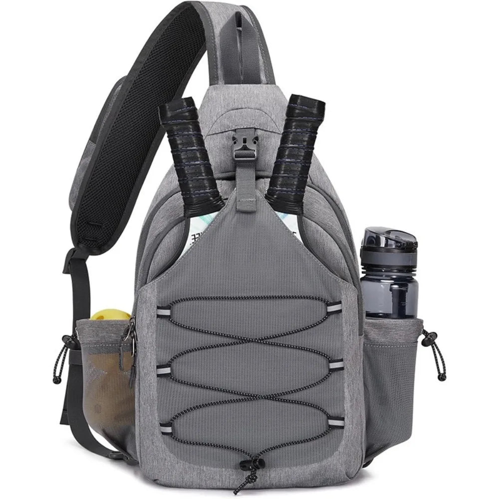 Large Capacity Pickleball Rackets Backpack Adjustable Holds 2 Rackets Pickleball Paddle Bag Lightweight Pickleball Bag