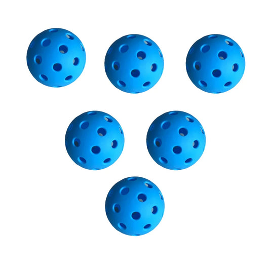 6/12 pcs Set Colorful Pickleball 26 Holes 72MM Durable Pickleballs for Practice Training and Entertainment Indoor Sports Game