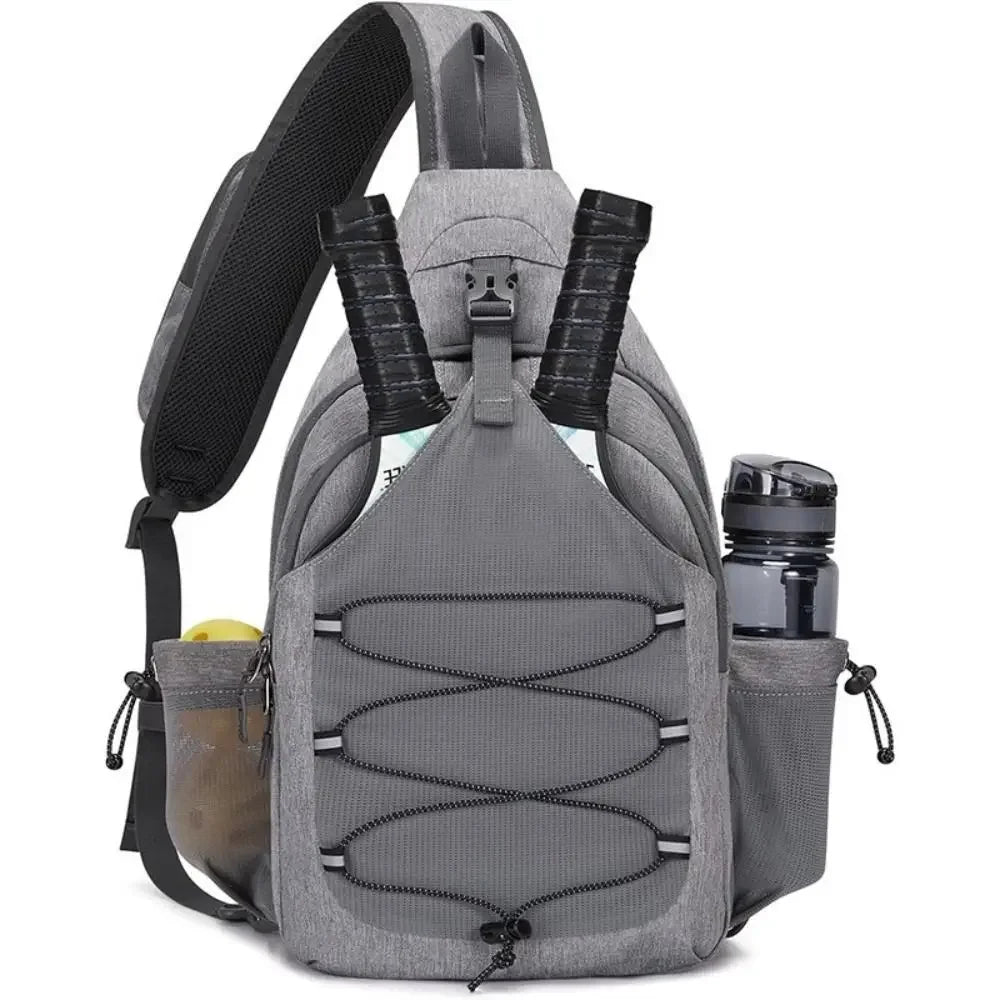 Large Capacity Pickleball Rackets Backpack Adjustable Holds 2 Rackets Pickleball Paddle Bag Lightweight Pickleball Bag