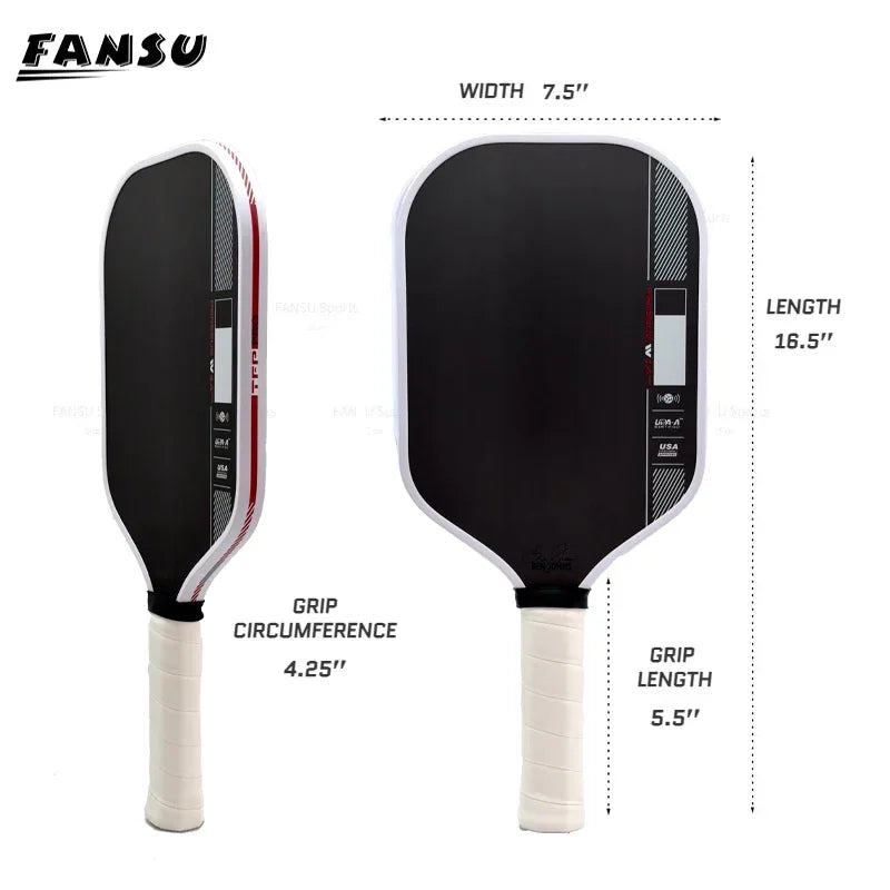 NEW Gen 4 Pickle Ben Johns Perseus Pro IV 16mm Pickleball Paddle GEN 4 TFP Foam Core With Toray T700 Carbon Fiber Surface